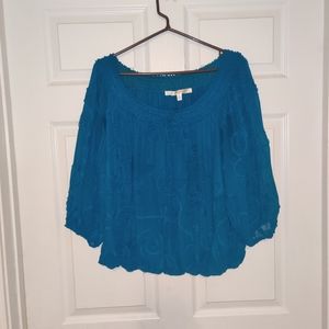 Studio M Teal Blouse